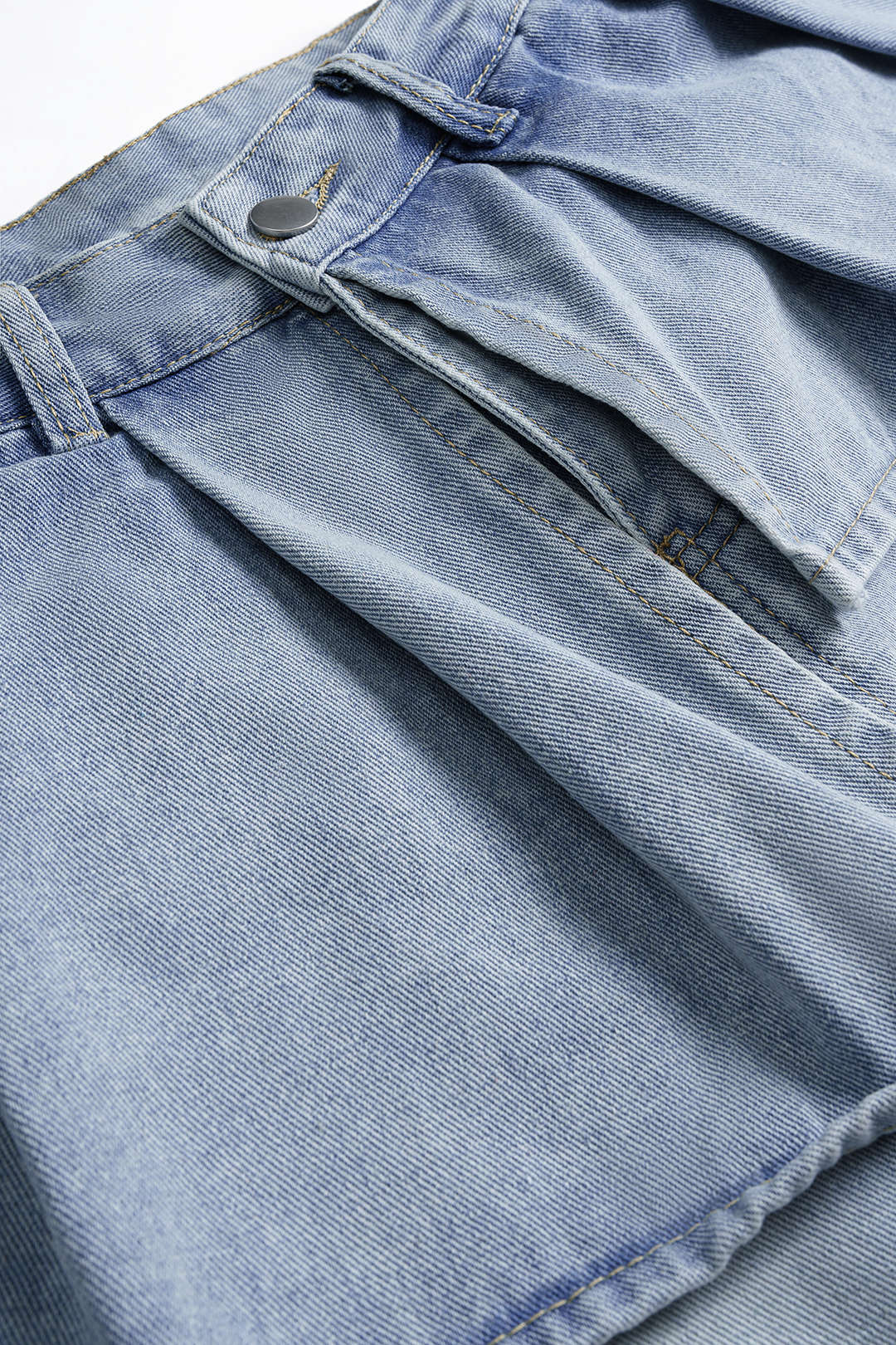 Gabriela | Jeans con Volante Plisado