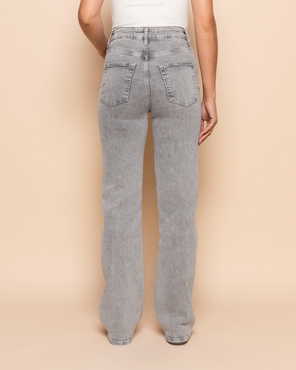 Aitana | Vaqueros Grises Bootcut